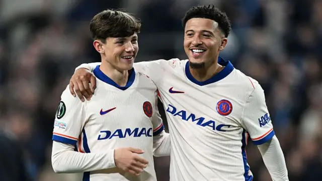 Reggie Walsh and Jadon Sancho