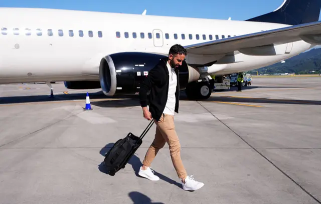 Ruben Amorim at Bilbao Airport