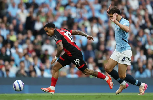 AFC Bournemouth's Justin Kluivert in action