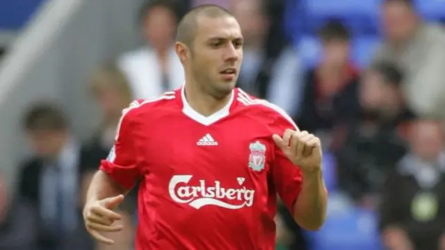 Andrea Dossena of Liverpool