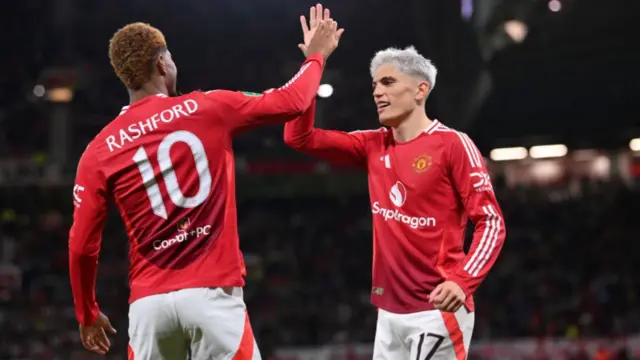 Marcus Rashford and Alejandro Garnacho