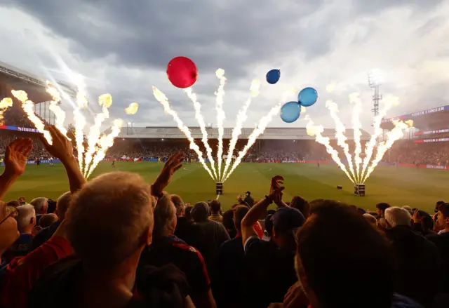General view inside the stadium before the match