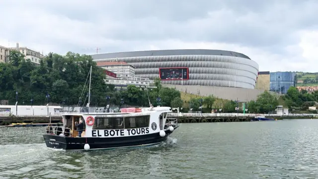 General view outside San Mames Stadium, Bilbao