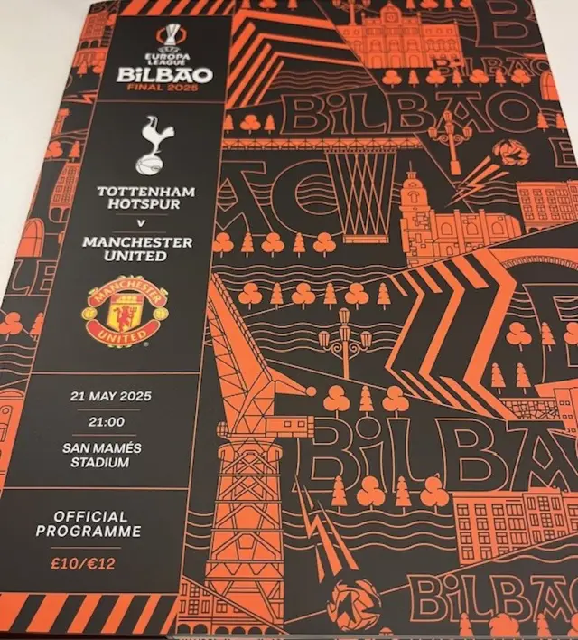 Europa League final programme