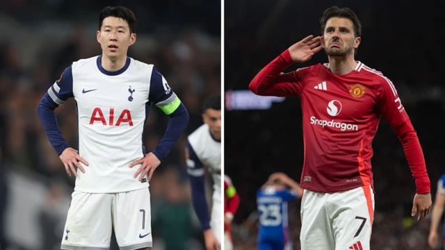 Son Heung-min and Mason Mount