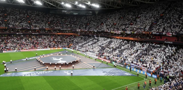 Tottenham Hotspur fans ahead