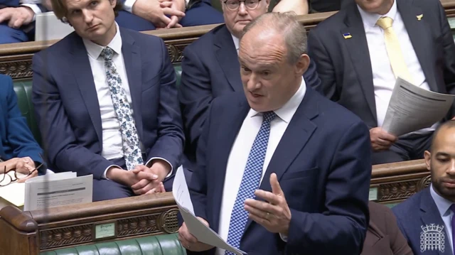 Lib Dem leader Ed Davey