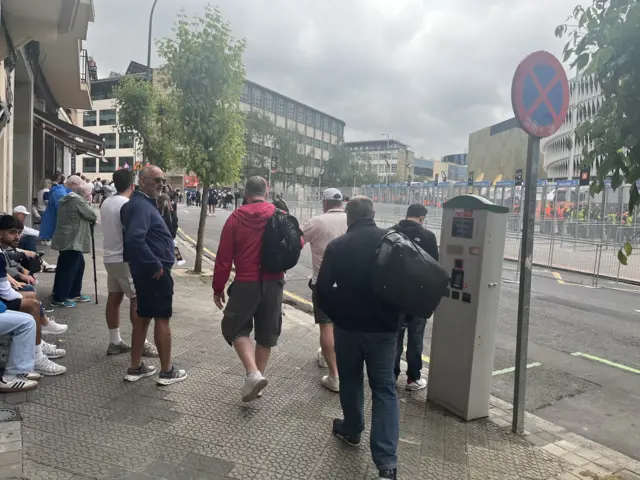 Supporters in Bilbao