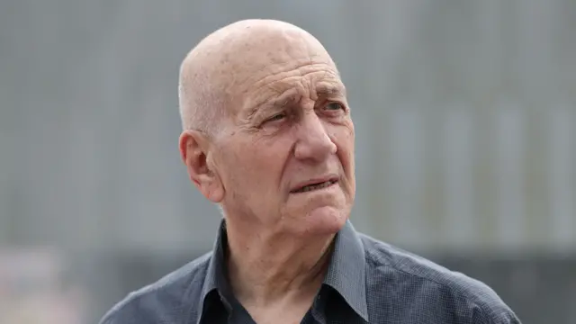 A file photo of former Israeli Prime Minister Ehud Olmert