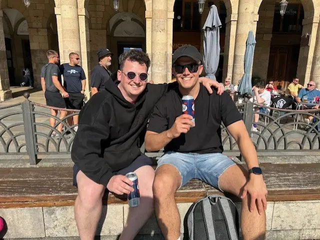 Ben Fish and Alex Hay in Bilbao