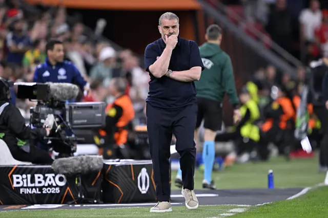 Tottenham Hotspur's head coach, Ange Postecoglou