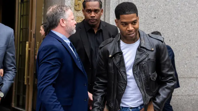 Rapper Kid Cudi departs after testifing for Sean "Diddy" Combs' sex trafficking and racketeering conspiracy trial at U.S. court in Manhattan