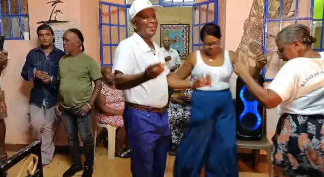 People celebrating