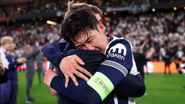 Son embraces Maddison