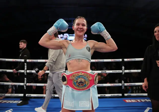 Terri Harper with her world championship