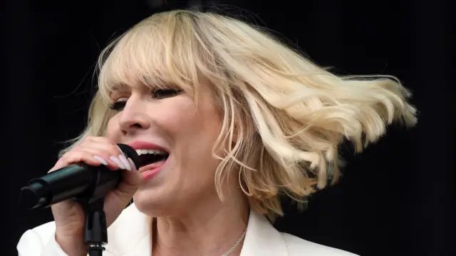 Natasha Bedingfield performing at the Trnsmt Festival at Glasgow Green in Glasgow