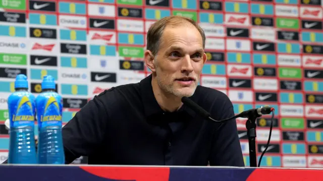 Thomas Tuchel during England press conference