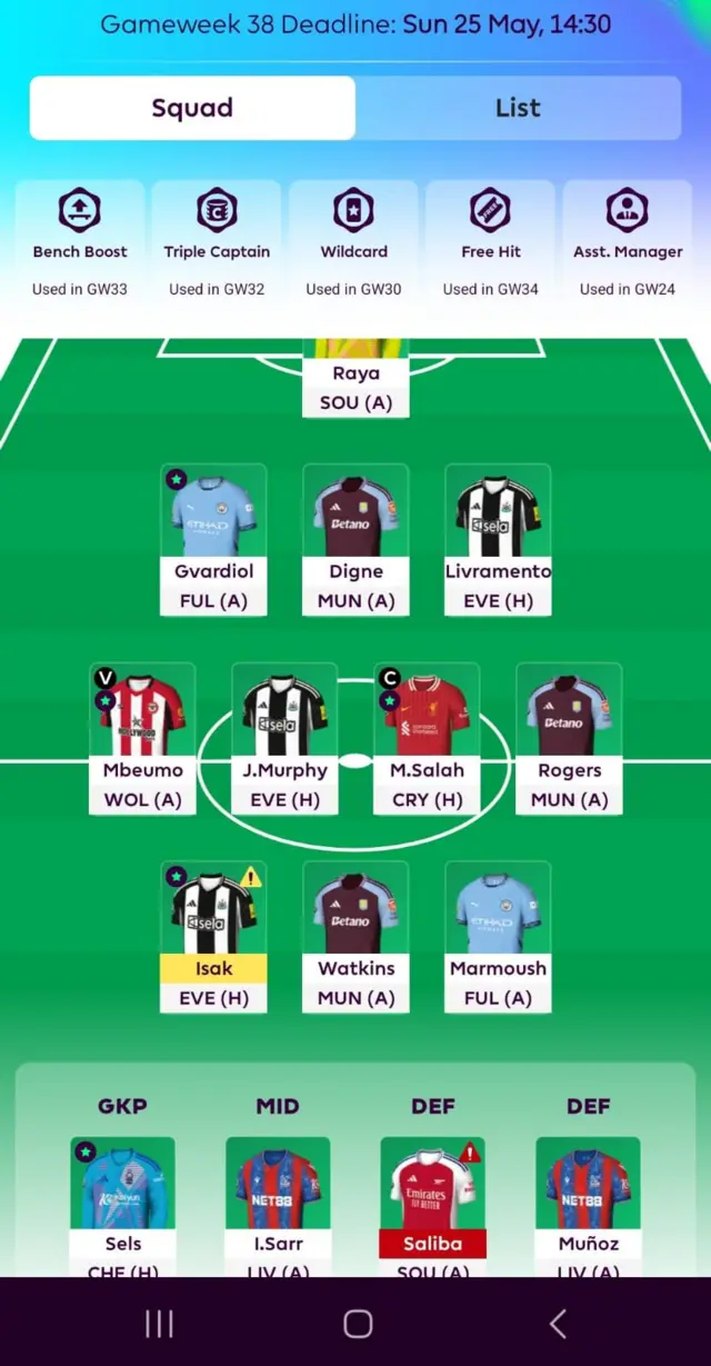 FPL team