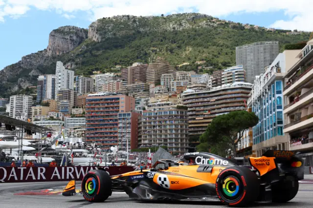 Oscar Piastri in Monaco Grand Prix first practice