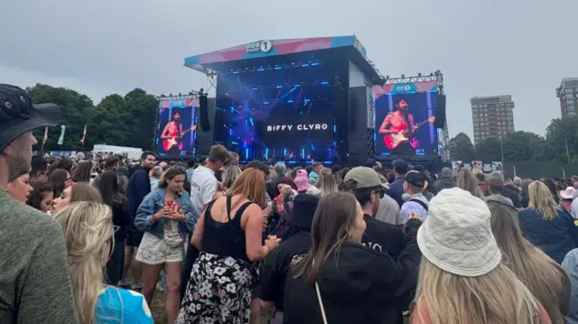 Biffy Clyro on stage