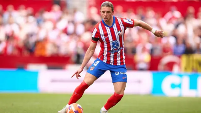 Gallagher in action for Atletico