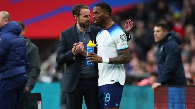 Gareth Southgate and Ivan Toney