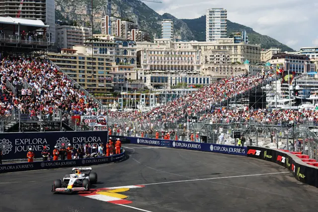 Isack Hadjar in Monaco