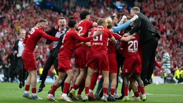 FT: Aberdeen 1-1 Celtic (4-3 pens)