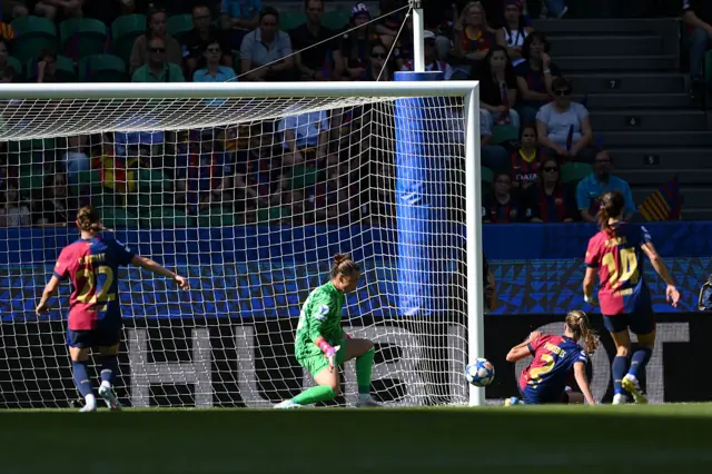 Paredes scores an own goal at the near post which is later ruled out for offside