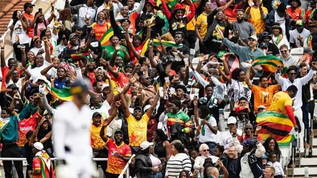 Zimbabwe fans at Trent Bridge