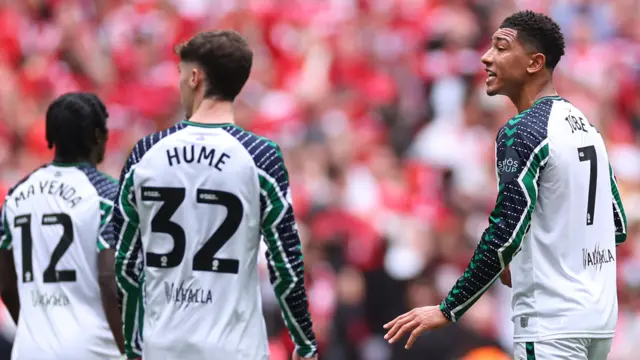 Sunderland players at Wembley