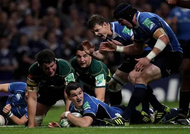 Johnny Sexton try