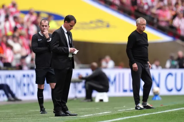Managers on the touchline