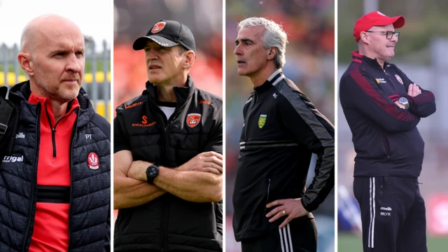 Paddy Tally, Kieran McGeeney, Jim McGuinness, Malachy O'Rourke