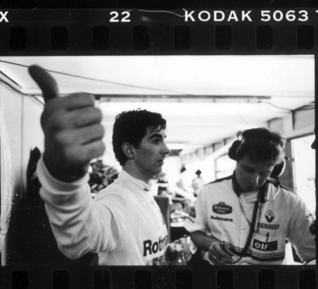 Damon Hill and Adrian Newey