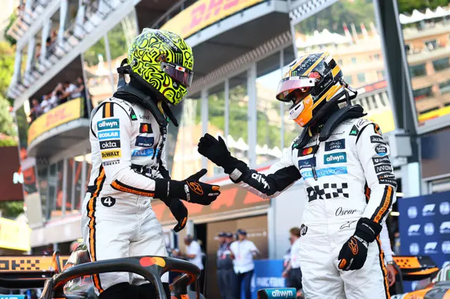 Lando Norris in Monaco