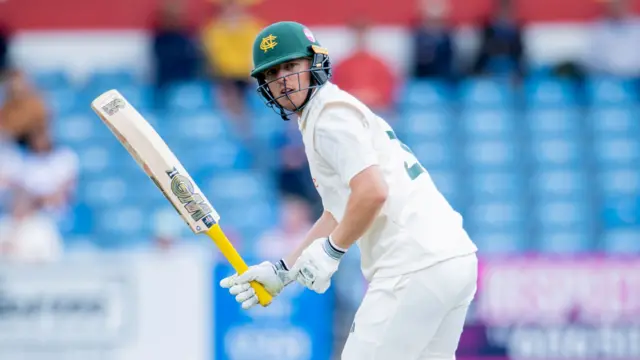 Ben Slater has a second half century of the match