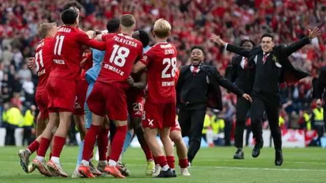 FT: Aberdeen 1-1 Celtic (4-3 pens)