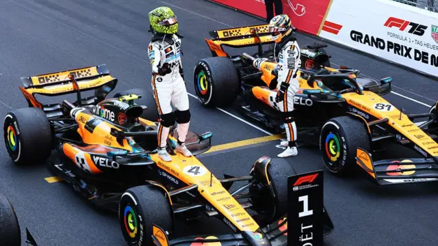 Lando Norris and Oscar Piastri