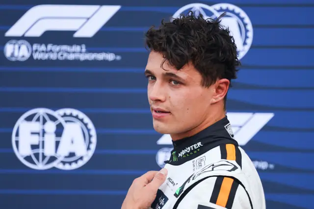 Lando Norris in Monaco