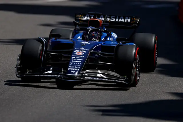 Alex Albon in the Williams