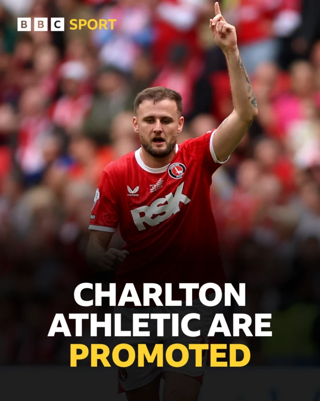 Macaulat Gillesphey celebrating his goal for Charlton