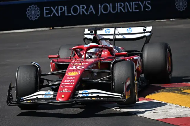 Charles Leclerc during Monaco Grand Prix