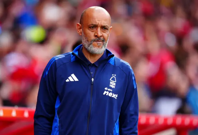 Nottingham Forest manager Nuno Espirito Santo during the Premier League match at the City Ground, Nottingham.