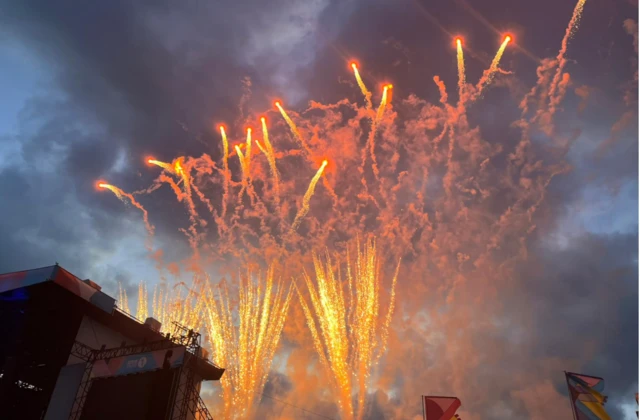 Fireworks.
