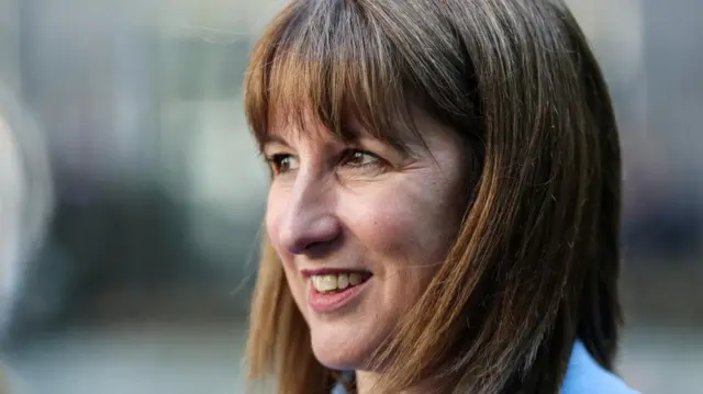 A close-up shot of Rachel Reeves