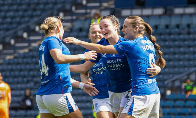 Rangers celebrate