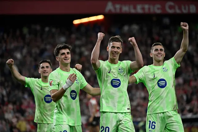 Daniel Olmo celebrates