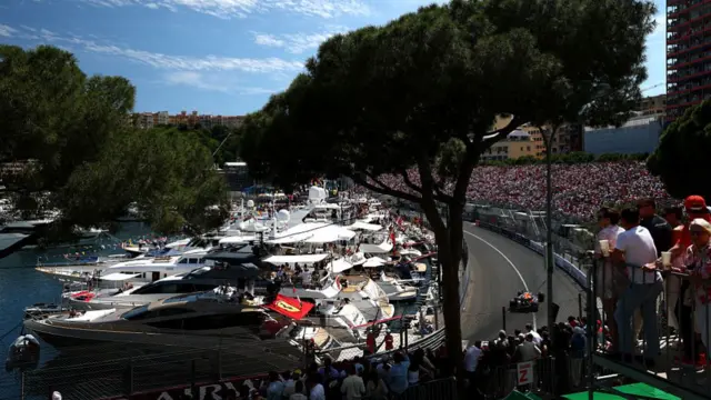 General view of the Monaco Grand Prix