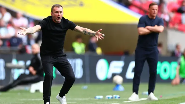 Manager Nathan Jones of Charlton Athletic